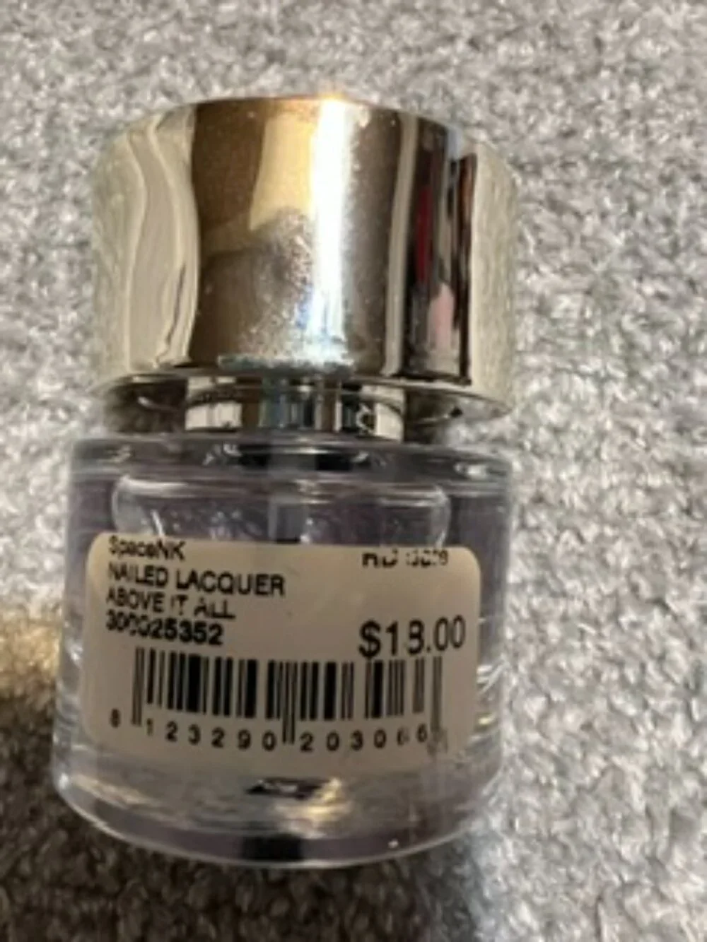 NWT Discontinued Smith & Cult Clear Top Coat for Nails in Above it All
